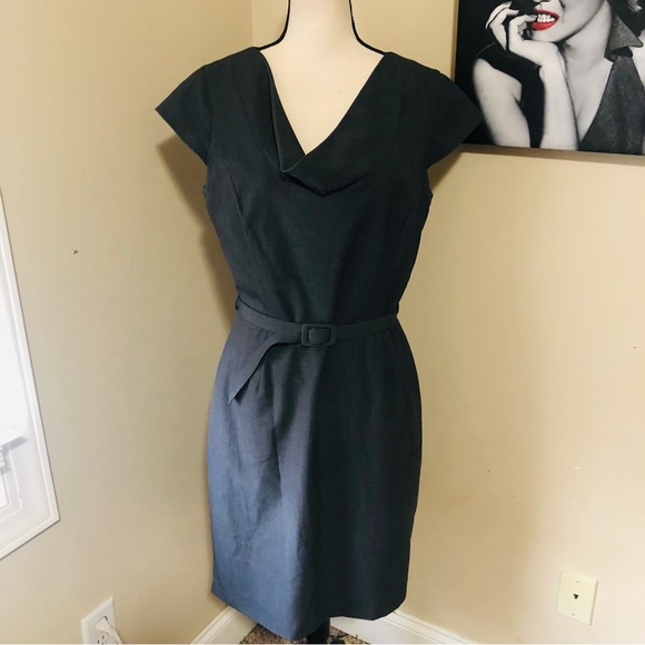 Calvin Klein Belted Sheath Dress - Picture 2 of 10